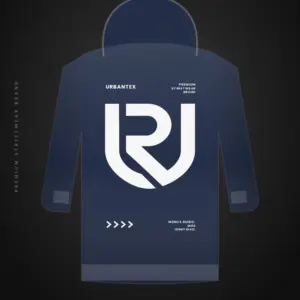 Sudadera con Capucha Oversize color azul marino - Urbantex